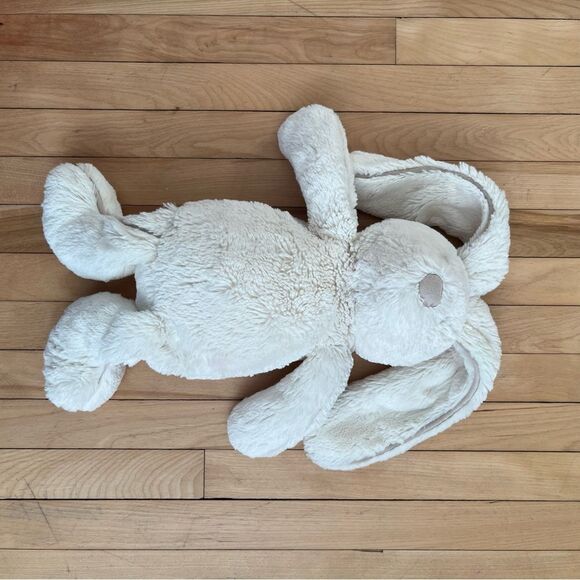 Bunny Rabbit White Super Soft Stuffed Plush Animal - Picture 5 of 7